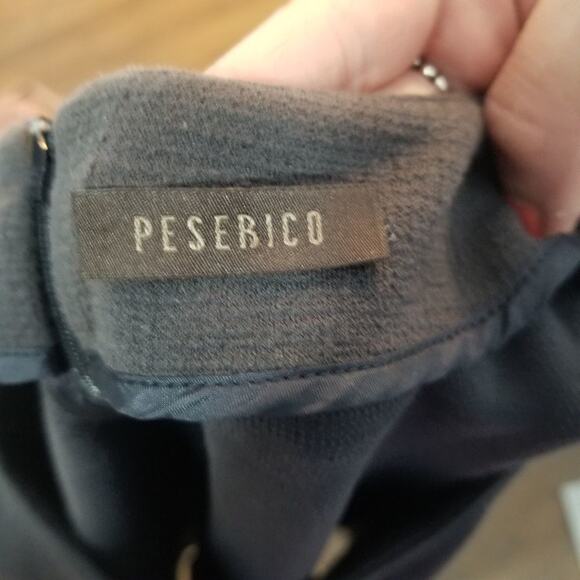 Peserico A-Line Gray Dress Solid  Career Dress - Picture 7 of 9